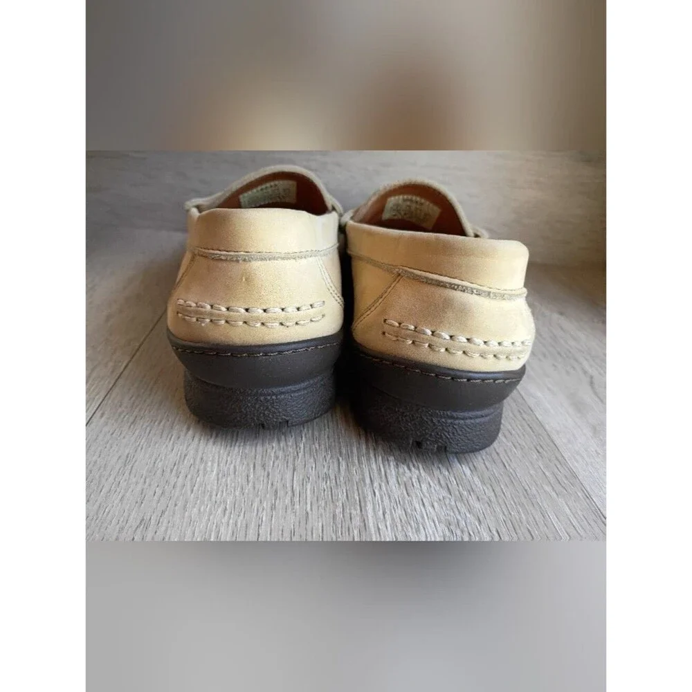 Men's Hush Puppies Penny Loafers Tan Sz 8.5 Med New Leather Upper Comfort